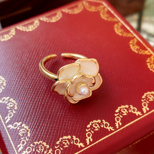 Pearl Flower Ring HR591