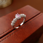 Pink Zircon Open Ring HR936