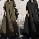 Spring and Autumn Loose Long sleeved Dress ZY3326