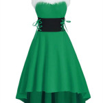 Christmas waist up dress ZY6279