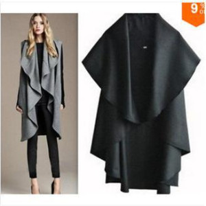 Woolen cape vest ZY9253