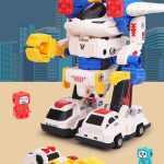 Puzzle boy car dinosaur magnetic mecha assembly 50pcs BXJ01G008